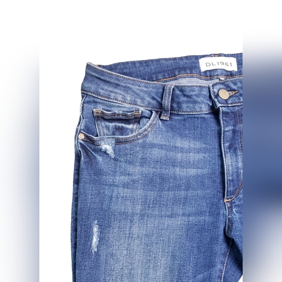 COPY - DL1961 Emma Power Legging Westwood Distressed Jeans - Picture 6 of 12